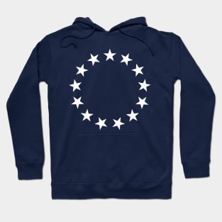 American Flag of the United States 13 Stars Betsy Ross  Flag Hoodie